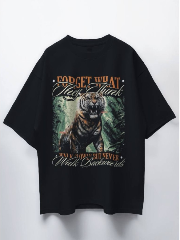 Oversize футболка з принтом