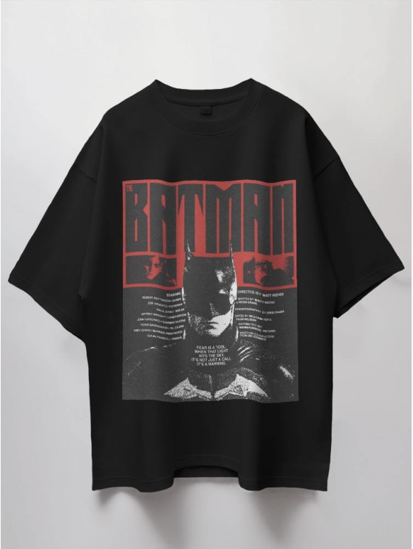 Oversize футболка з принтом