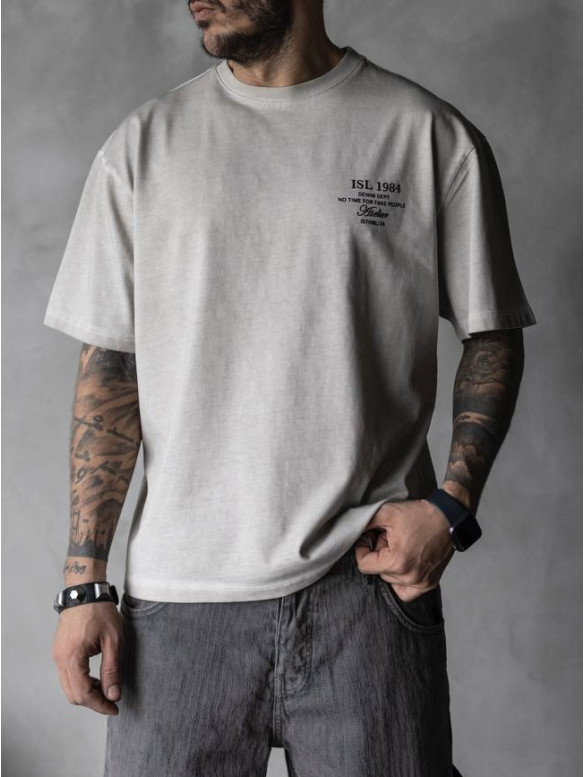 Oversize футболка з надписом