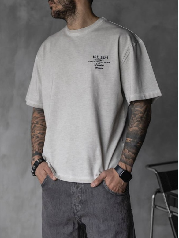 Oversize футболка з надписом