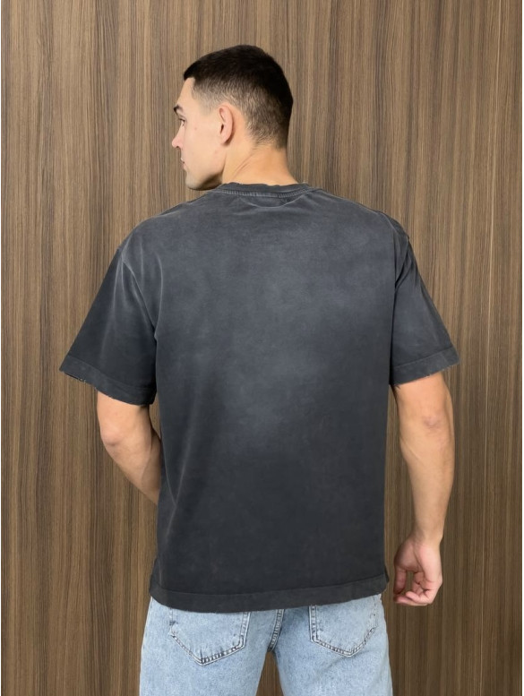 Oversize футболка з принтом