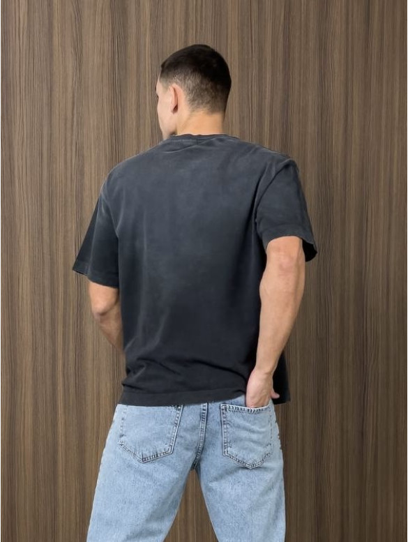 Oversize футболка з принтом