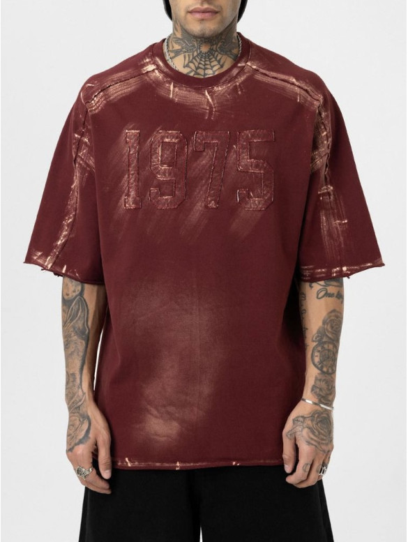 Oversize футболка з принтом