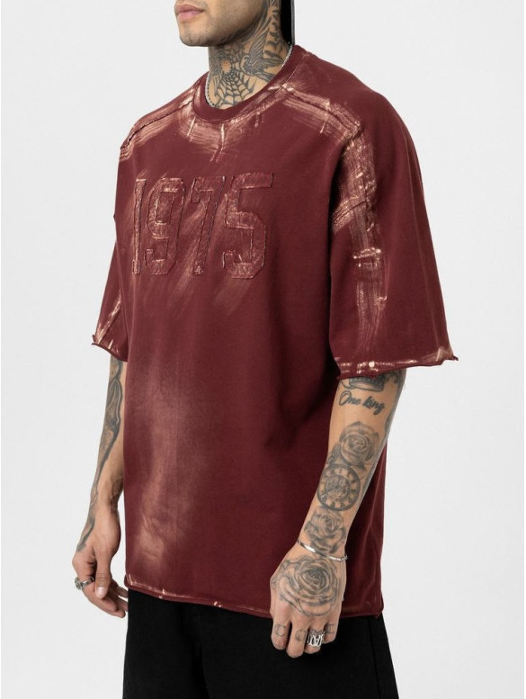 Oversize футболка з принтом