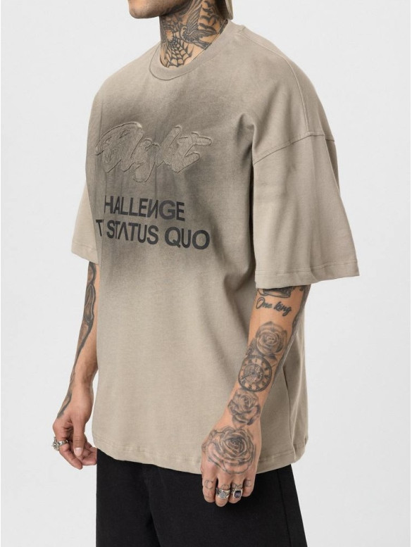 Oversize футболка з надписом