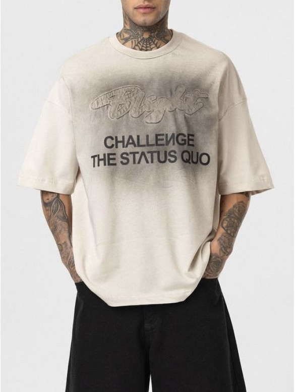 Oversize футболка з надписом