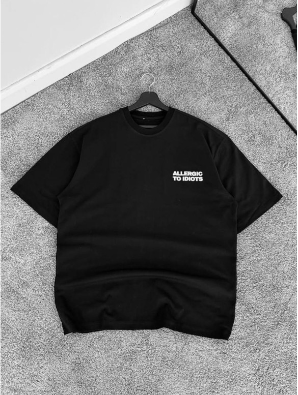 Oversize футболка з принтом