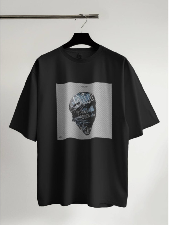 Oversize футболка з принтом