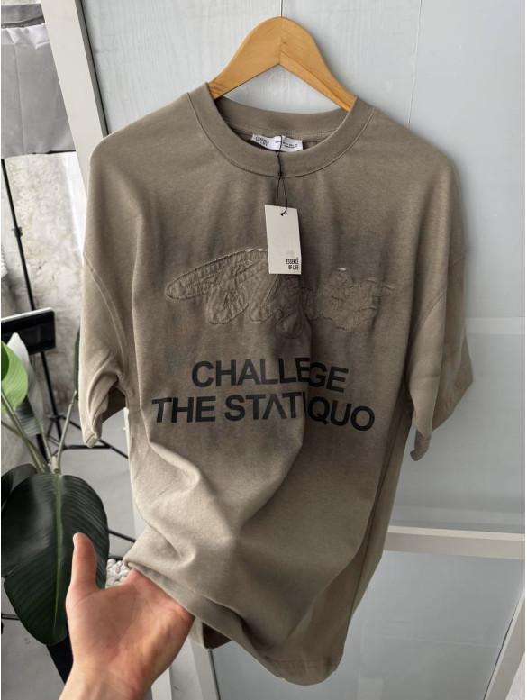 Oversize футболка з надписом