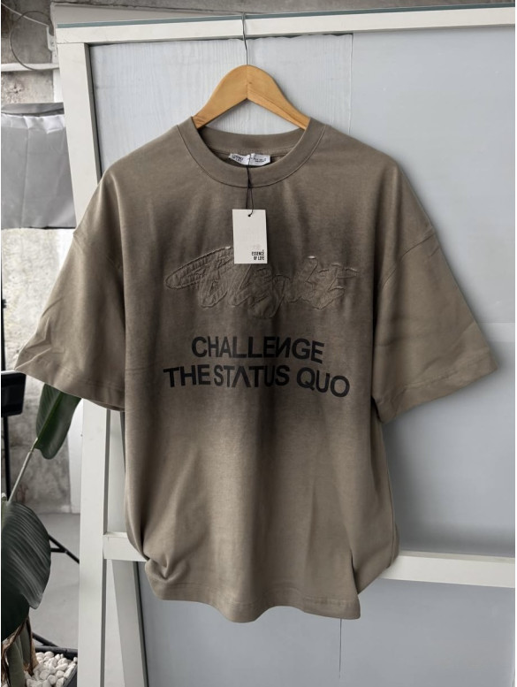 Oversize футболка з надписом