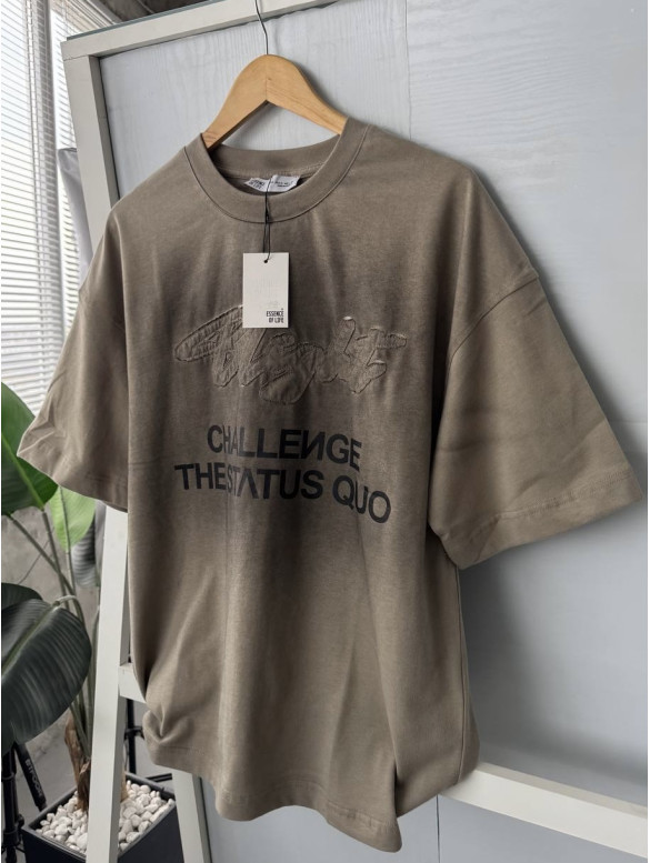 Oversize футболка з надписом