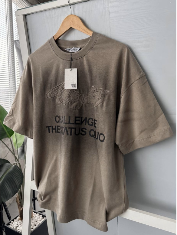 Oversize футболка з надписом
