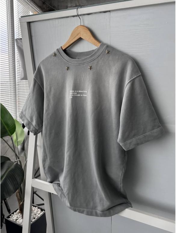 Oversize футболка з надписом