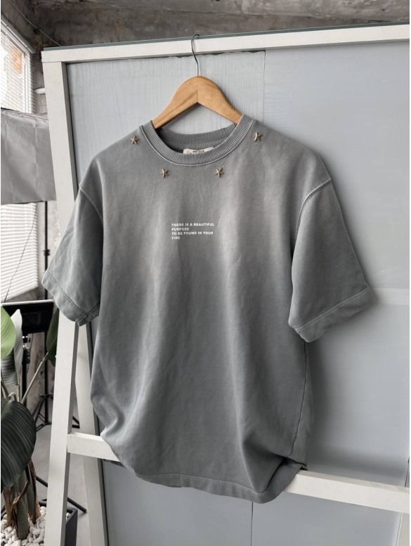 Oversize футболка з надписом