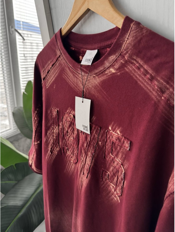 Oversize футболка з принтом