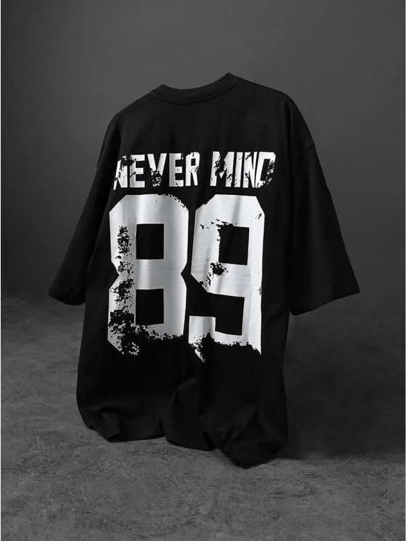 Oversize футболка з надписом