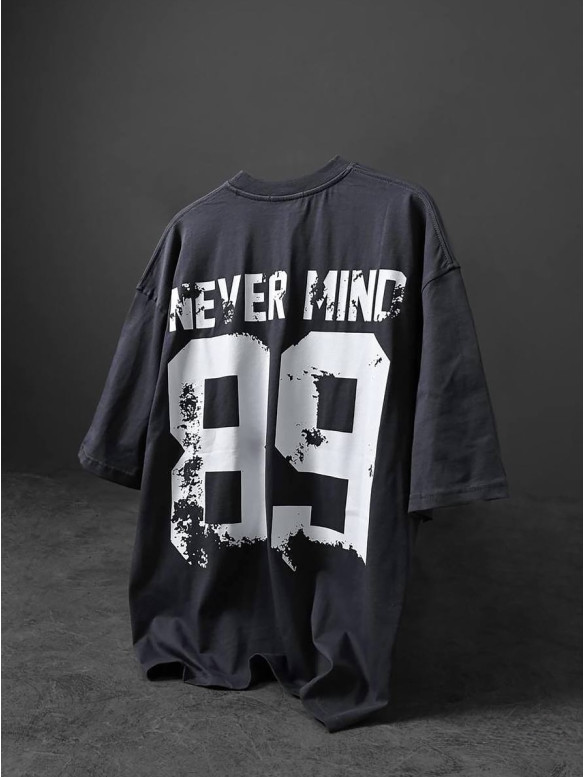 Oversize футболка з надписом