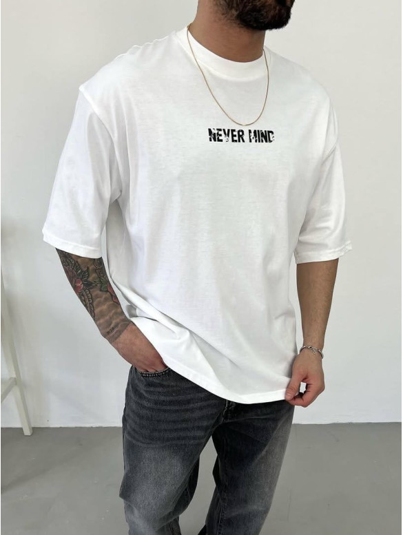Oversize футболка з надписом