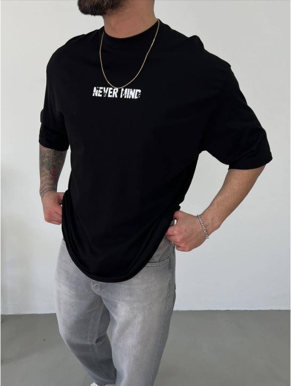 Oversize футболка з надписом