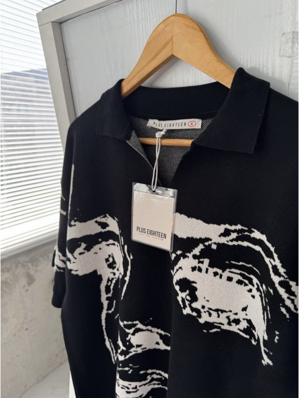 Oversize футболка з принтом