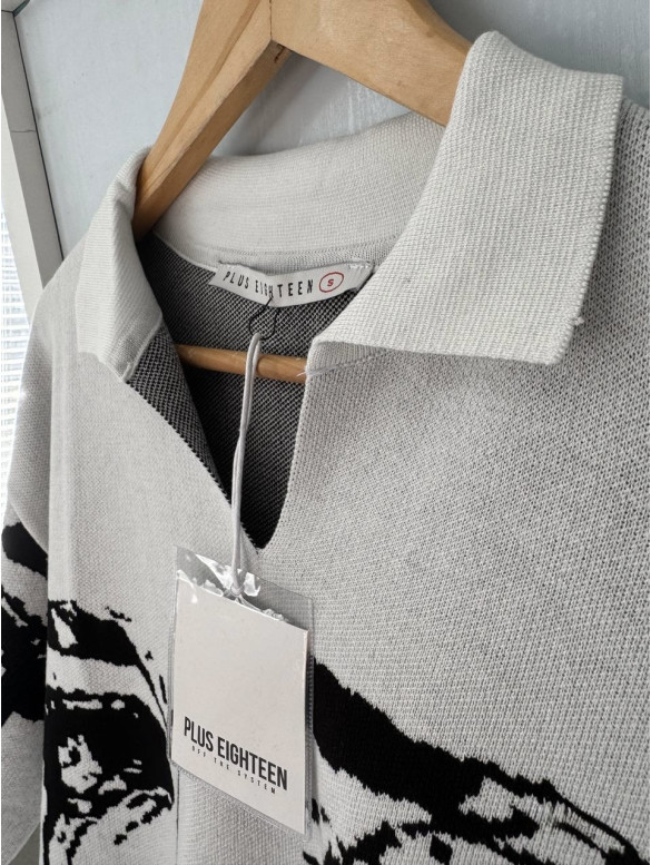 Oversize футболка з принтом