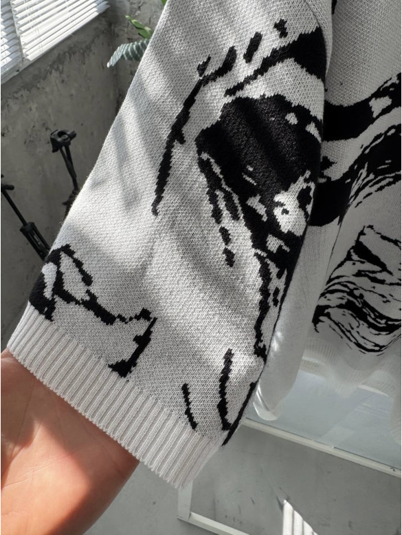 Oversize футболка з принтом