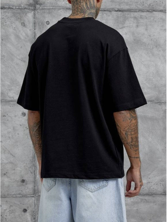 Oversize футболка з принтом