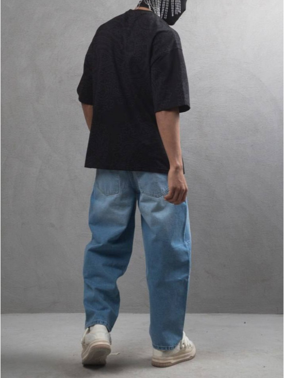Oversize футболка з принтом