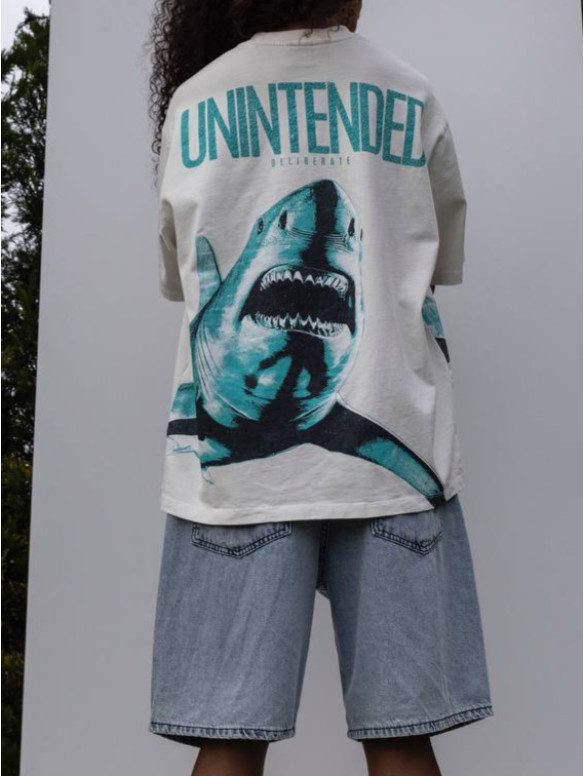 Oversize футболка з принтом