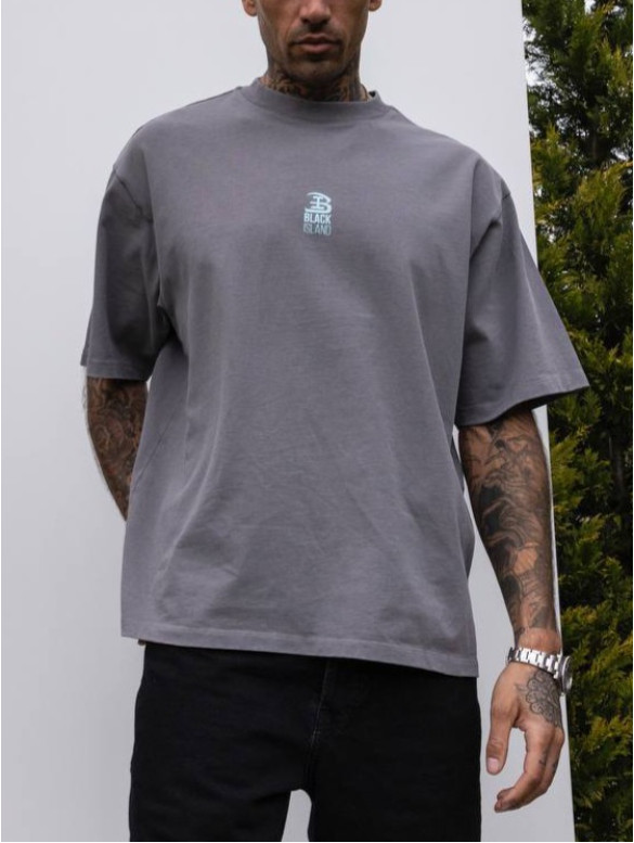 Oversize футболка з принтом