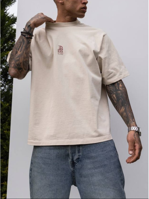 Oversize футболка з принтом