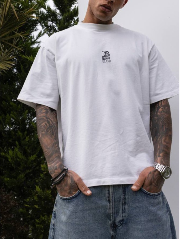 Oversize футболка з принтом