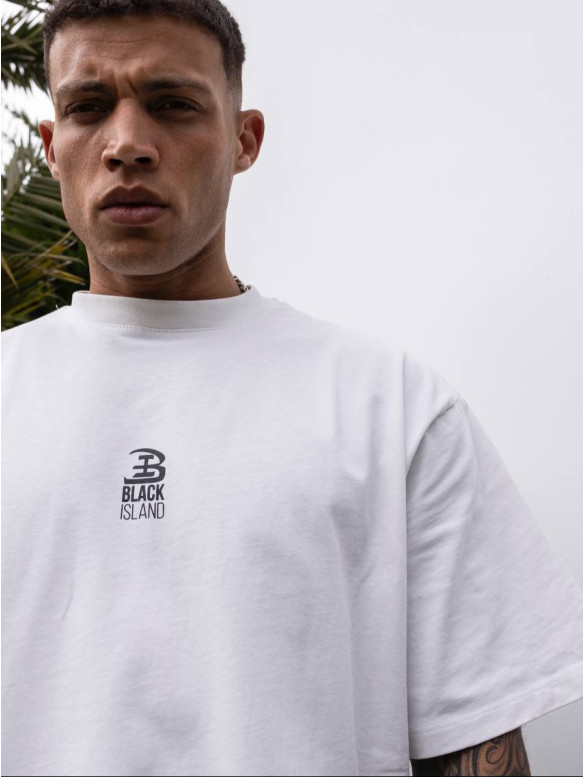 Oversize футболка з принтом
