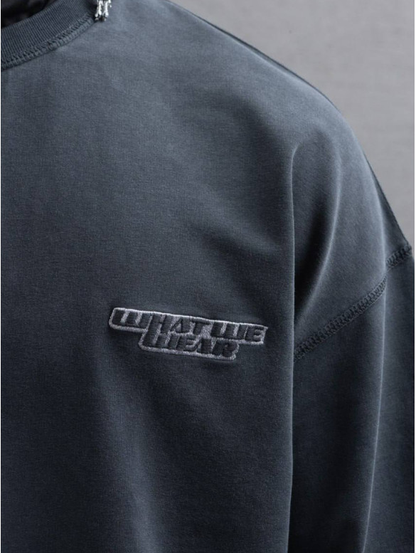 Oversize футболка з принтом