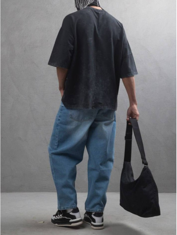 Oversize футболка з принтом