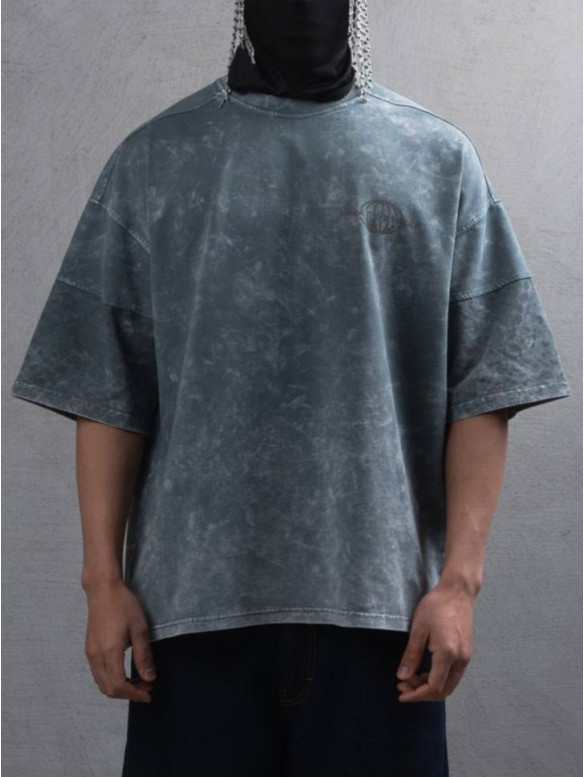 Oversize футболка з принтом
