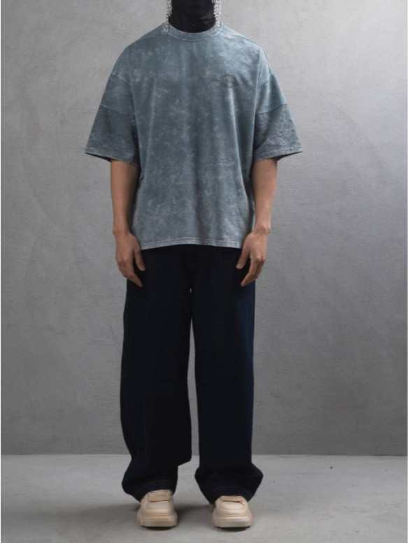 Oversize футболка з принтом