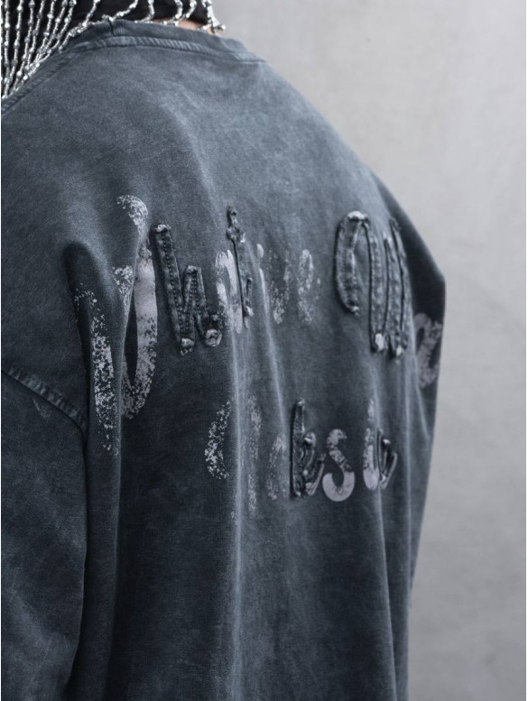 Oversize футболка з принтом
