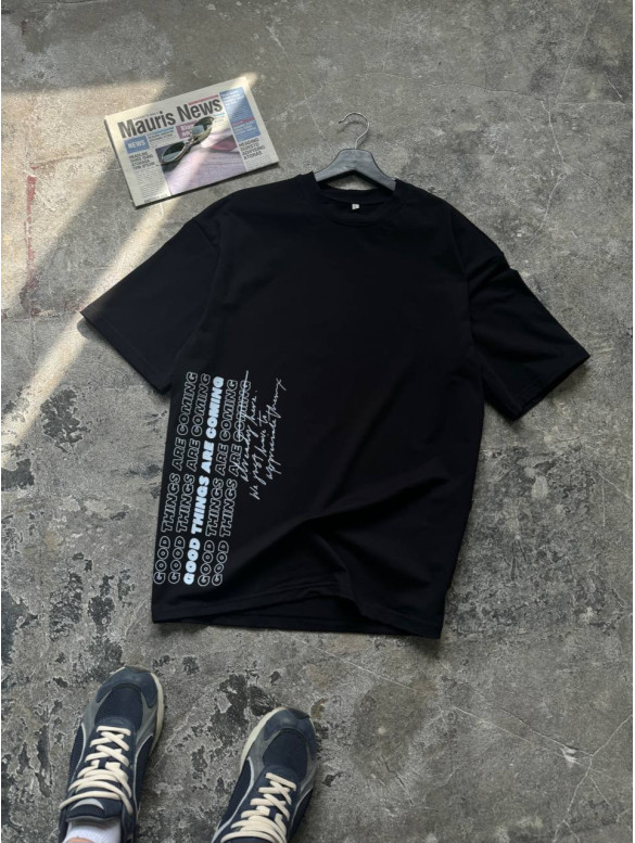 Oversize футболка з принтом