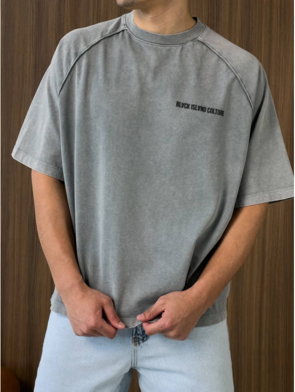 Oversize футболка з принтом