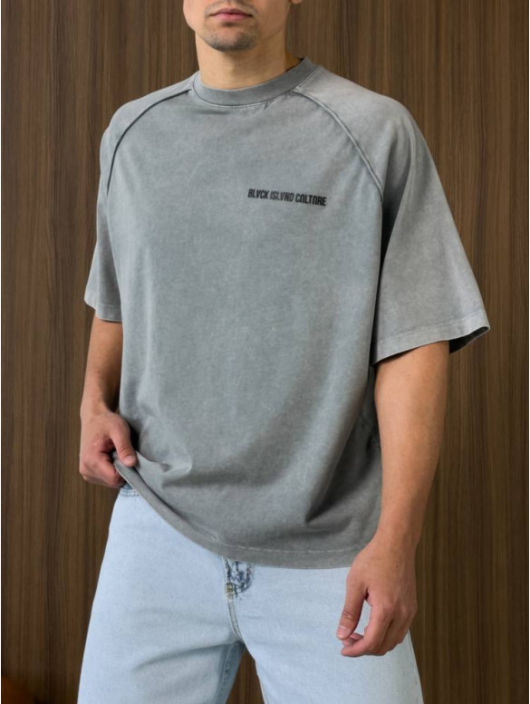 Oversize футболка з принтом