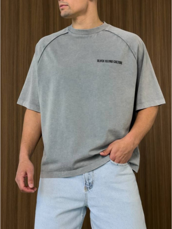 Oversize футболка з принтом