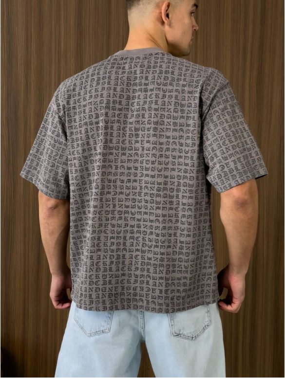 Oversize футболка з принтом