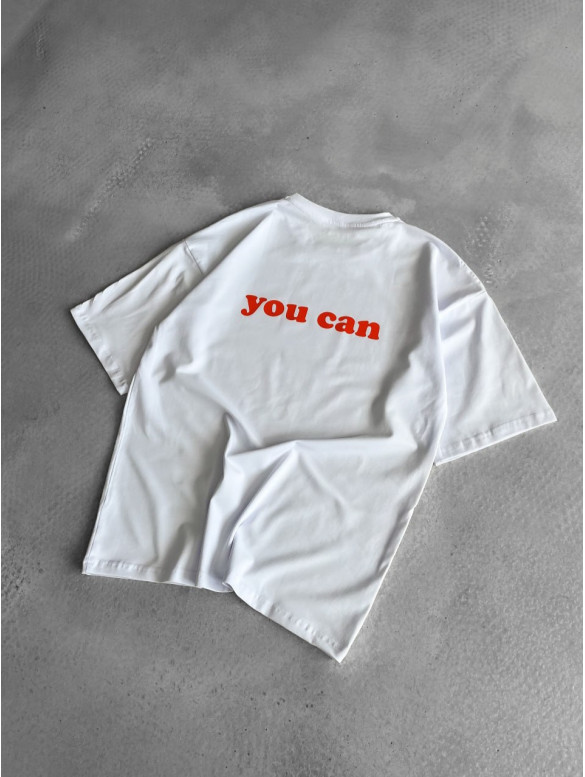 Oversize футболка з принтом