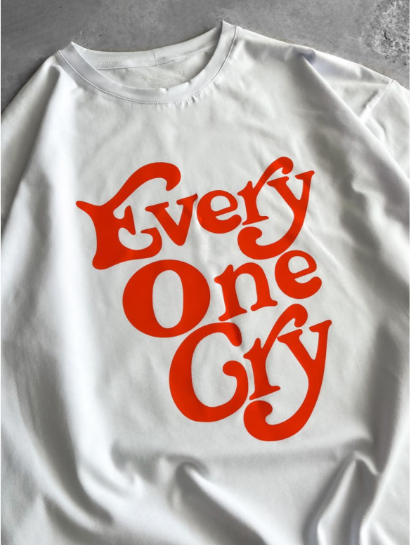 Oversize футболка з принтом