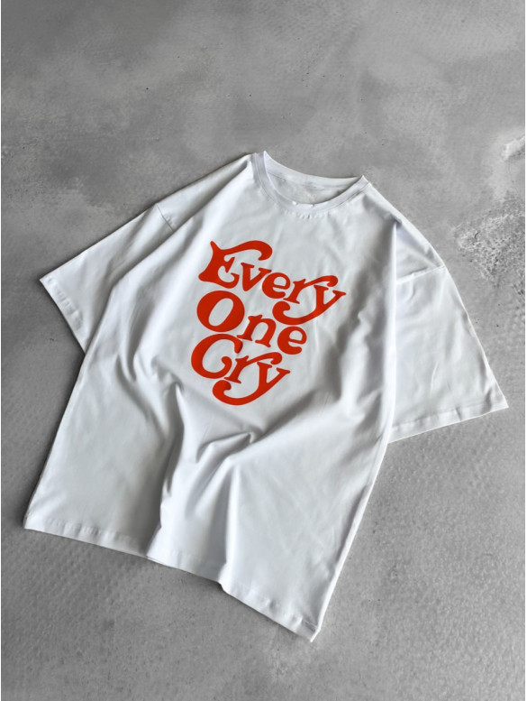 Oversize футболка з принтом