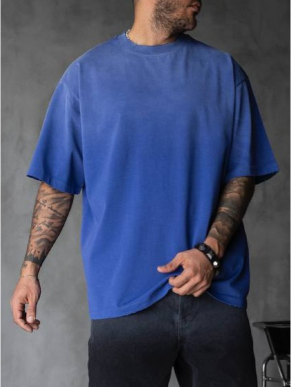 Oversize футболка з вивареної тканини