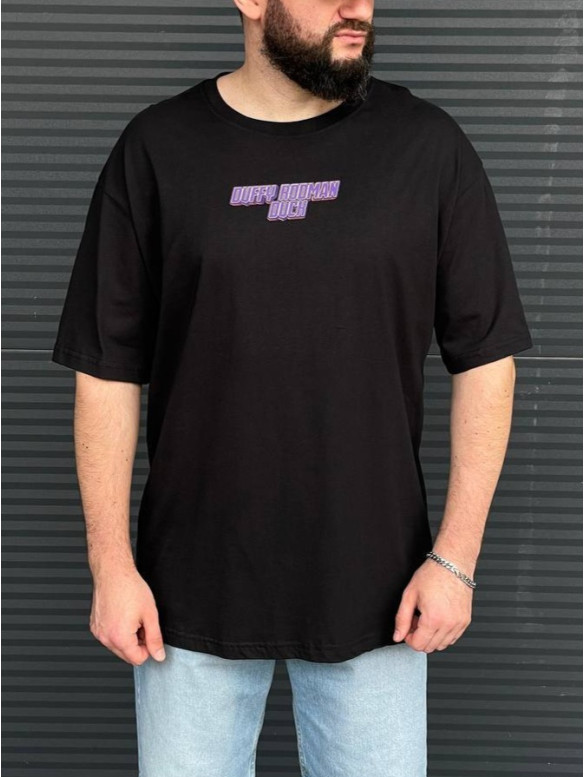 Oversize футболка з принтом