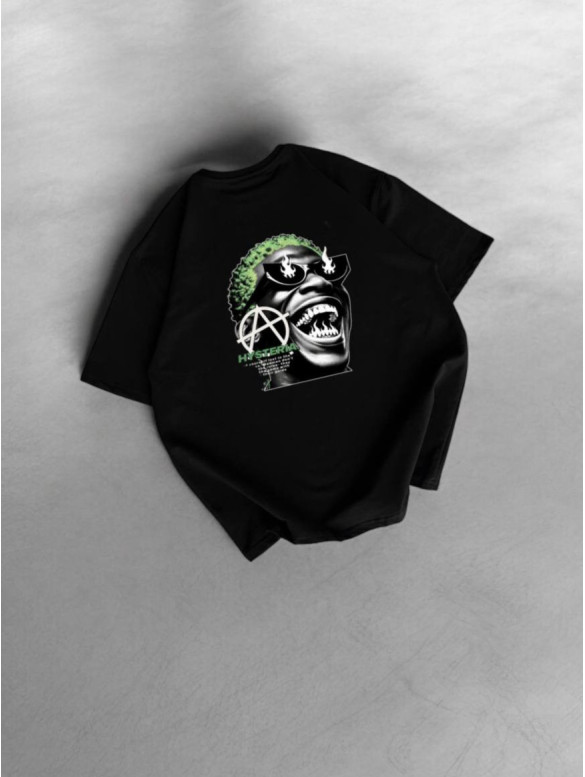 Oversize футболка з принтом