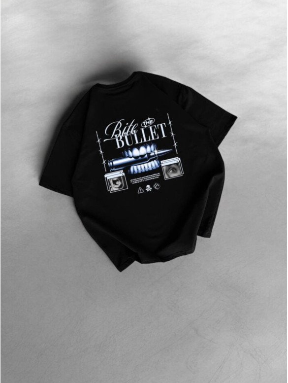 Oversize футболка з принтом